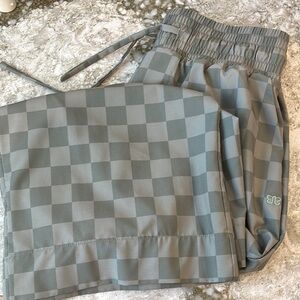 Green Albion Fit wide leg pants